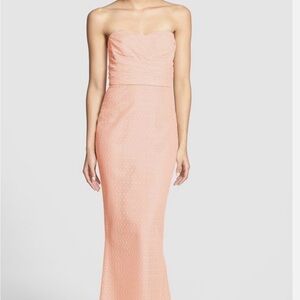 Jill Stuart Strapless Coral Dress